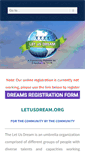 Mobile Screenshot of letusdream.org